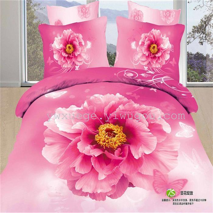 Snow Bird House textiles bedding set of four exported to Africa, Europe and other countries cotton set of four snow pigeon wedding supplies home textiles Snow Bird House textiles bedding set of four exported to Africa, Europe and other countries cotton set of four snow pigeon wedding supplies home textiles
