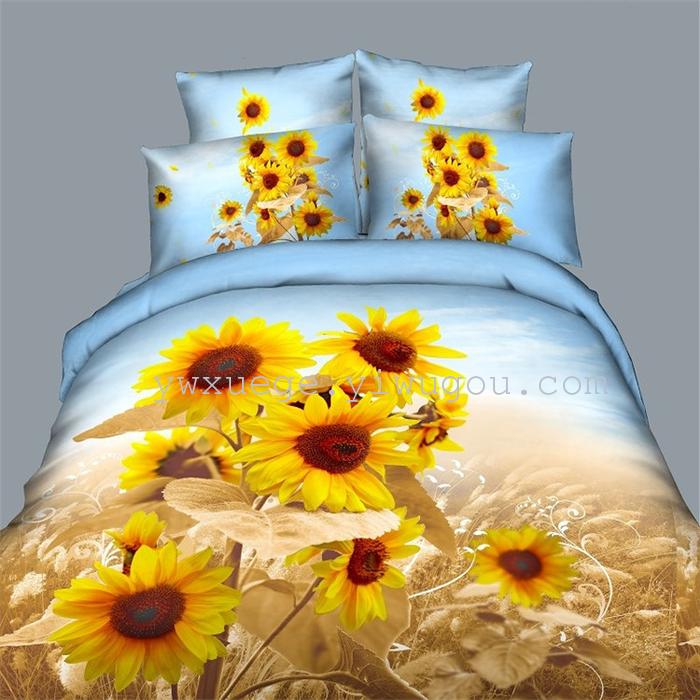 Snow Bird House textiles bedding set of four exported to Africa, Europe and other countries cotton set of four snow pigeon wedding supplies home textiles Snow Bird House textiles bedding set of four exported to Africa, Europe and other countries cotton set of four snow pigeon wedding supplies home textiles