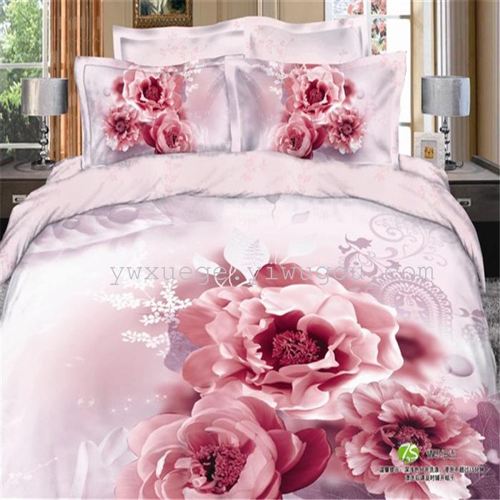 Snow Bird House textiles bedding set of four exported to Africa, Europe and other countries cotton set of four snow pigeon wedding supplies home textiles Snow Bird House textiles bedding set of four exported to Africa, Europe and other countries cotton set of four snow pigeon wedding supplies home textiles