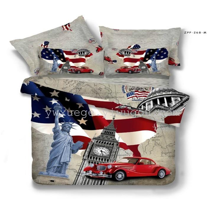 Snow Bird House textiles bedding set of four exported to Africa, Europe and other countries cotton set of four snow pigeon wedding supplies home textiles Snow Bird House textiles bedding set of four exported to Africa, Europe and other countries cotton set of four snow pigeon wedding supplies home textiles