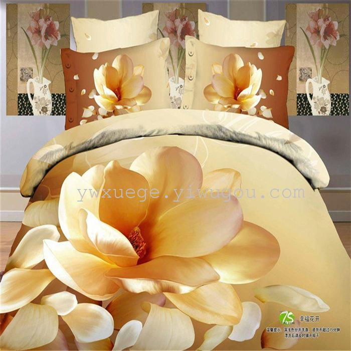 Snow Bird House textiles bedding set of four exported to Africa, Europe and other countries cotton set of four snow pigeon wedding supplies home textiles Snow Bird House textiles bedding set of four exported to Africa, Europe and other countries cotton set of four snow pigeon wedding supplies home textiles