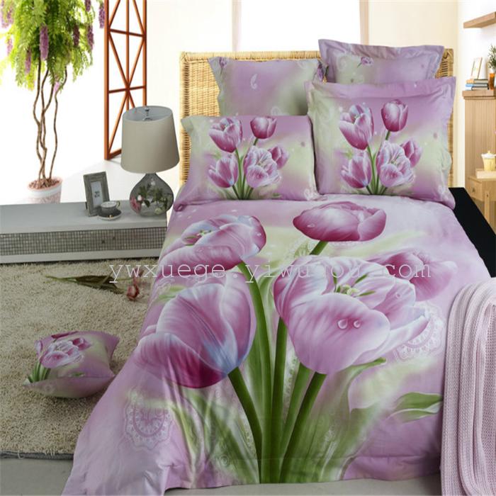 Snow Bird House textiles bedding set of four exported to Africa, Europe and other countries cotton set of four snow pigeon wedding supplies home textiles Snow Bird House textiles bedding set of four exported to Africa, Europe and other countries cotton set of four snow pigeon wedding supplies home textiles