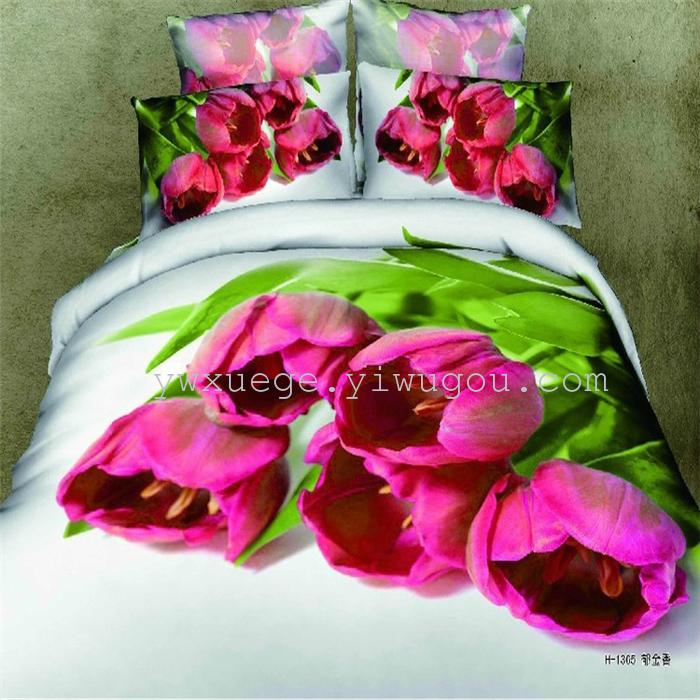 Snow Bird House textiles bedding set of four exported to Africa, Europe and other countries cotton set of four snow pigeon wedding supplies home textiles Snow Bird House textiles bedding set of four exported to Africa, Europe and other countries cotton set of four snow pigeon wedding supplies home textiles