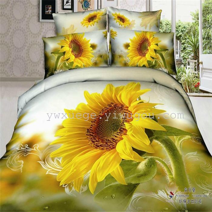 Snow Bird House textiles bedding set of four exported to Africa, Europe and other countries cotton set of four snow pigeon wedding supplies home textiles Snow Bird House textiles bedding set of four exported to Africa, Europe and other countries cotton set of four snow pigeon wedding supplies home textiles