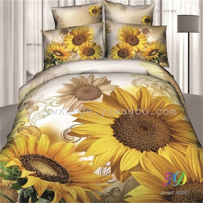 Snow Bird House textiles bedding set of four exported to Africa, Europe and other countries cotton set of four snow pigeon wedding supplies home textiles Snow Bird House textiles bedding set of four exported to Africa, Europe and other countries cotton set of four snow pigeon wedding supplies home textiles