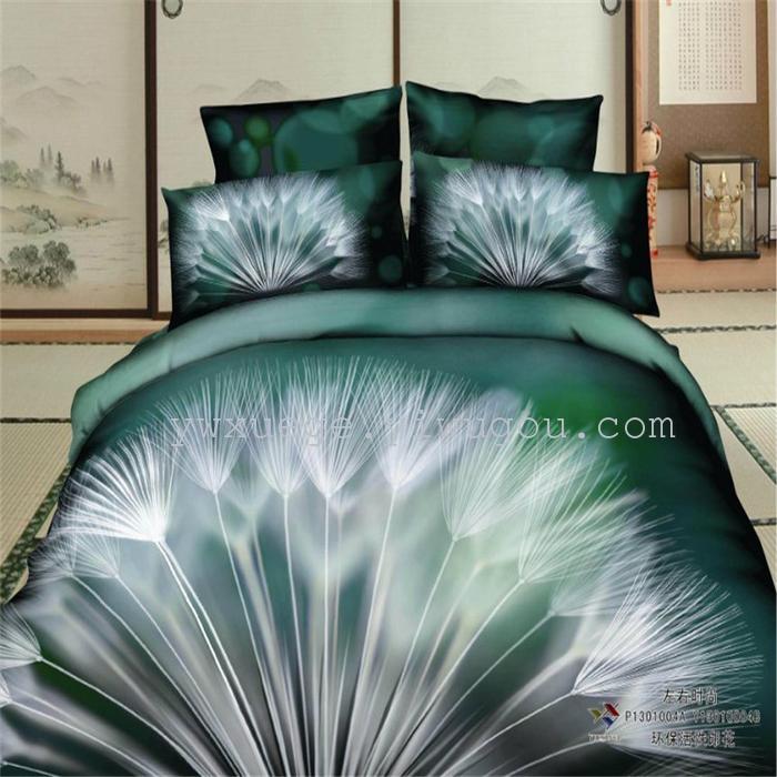 Snow Bird House textiles bedding set of four exported to Africa, Europe and other countries cotton set of four snow pigeon wedding supplies home textiles Snow Bird House textiles bedding set of four exported to Africa, Europe and other countries cotton set of four snow pigeon wedding supplies home textiles