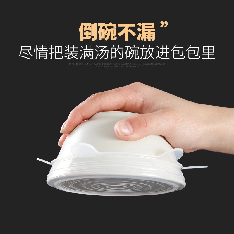 Transparent cover manufacturers direct sales of 6 sets of silicone fresh cover food plastic wrap elastic stretch seal