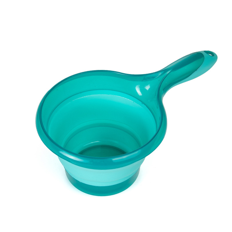 Manufacturer Direct Folding Water Scoop Kitchen Gourd ladle Big grip folding gourd ladle can hang Folding Water Scoop