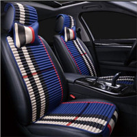 Foreign trade hot style automobile headrest hang embroidery dani pu leather punched hole neck protection pillow Foreign trade hot style automobile headrest hang embroidery dani pu leather punched hole neck protection pillow