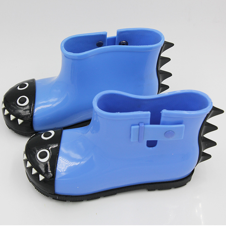 Cha Hang PVC Children&#039;s Boys and Girls Dinosaur Shark Dinosaur Rain Boots Gel Shoes Scented Shoes Non-Slip Short Rubber Boots Shoes