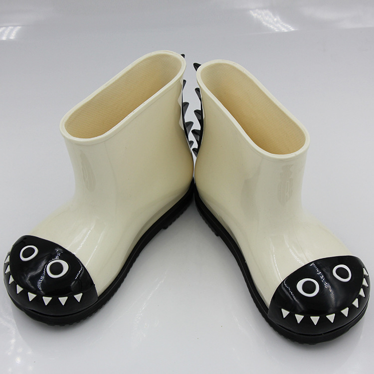 Cha Hang PVC Children&#039;s Boys and Girls Dinosaur Shark Dinosaur Rain Boots Gel Shoes Scented Shoes Non-Slip Short Rubber Boots Shoes