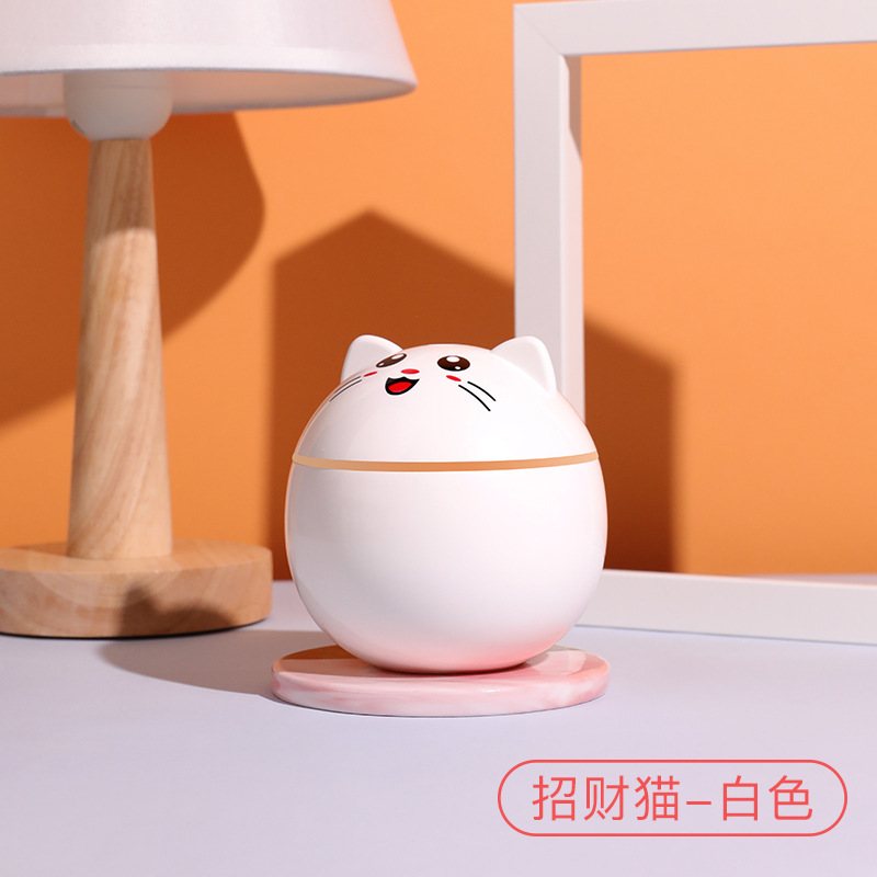 Household Mini Humidifier Small USB Home Water Sprayer Office Mute Aromatherapy Fortune Cat Humidifier