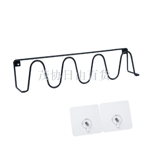 Bathroom slipper rack bathroom wall rack toilet door behind the shoes hanging non-perforated slippers rack shoes rack