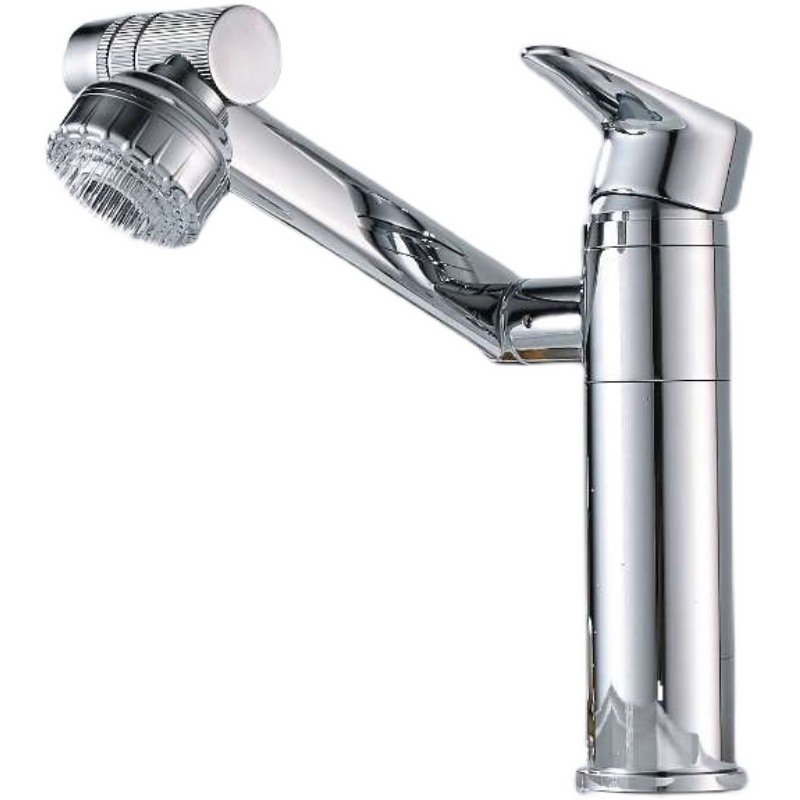 Fortune Cat Copper Main Body Universal Rotating Basin Faucet Bathroom Home Table Drop-in Sink Hot and Cold Faucet