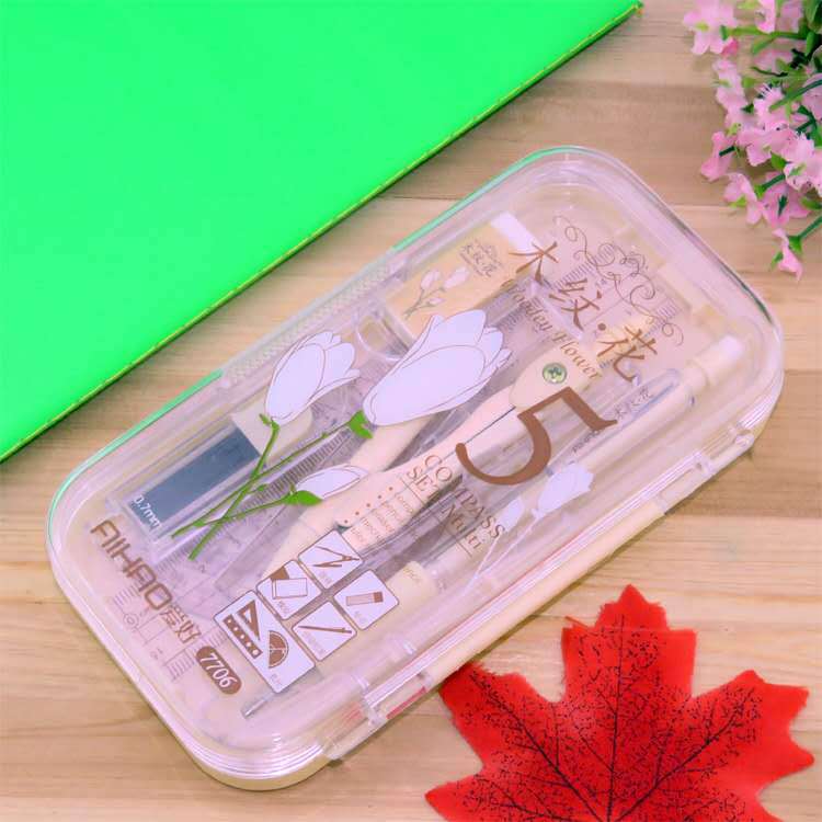 Hobby New 77014 List Famous Exam Series Compasses Automatic Pencil Lead Pen Compasses Student Drawing Suit