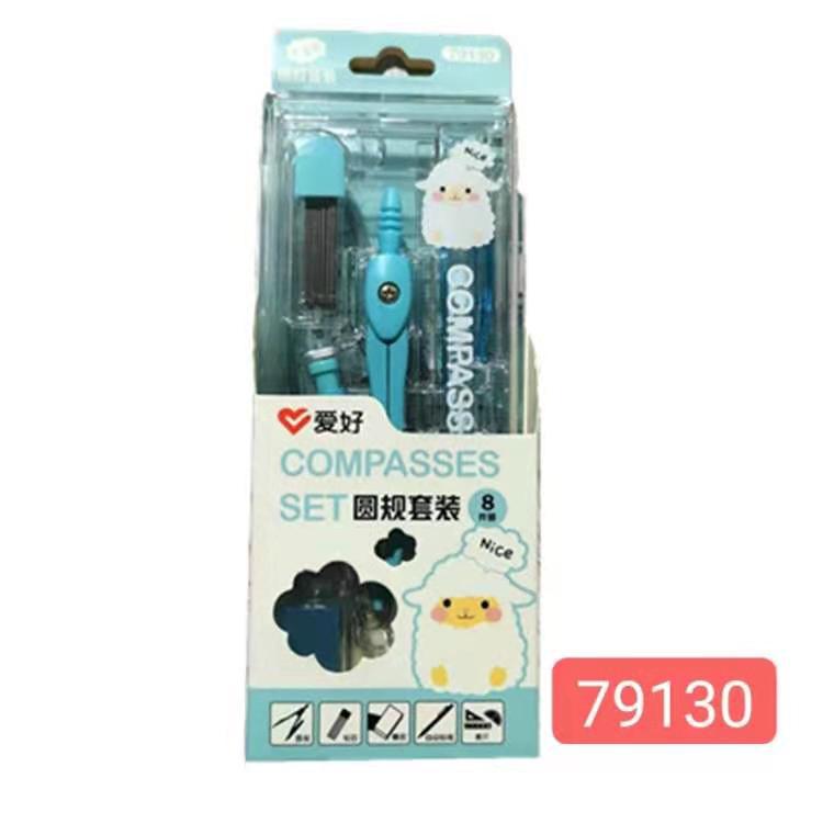 Hobby New 77014 List Famous Exam Series Compasses Automatic Pencil Lead Pen Compasses Student Drawing Suit
