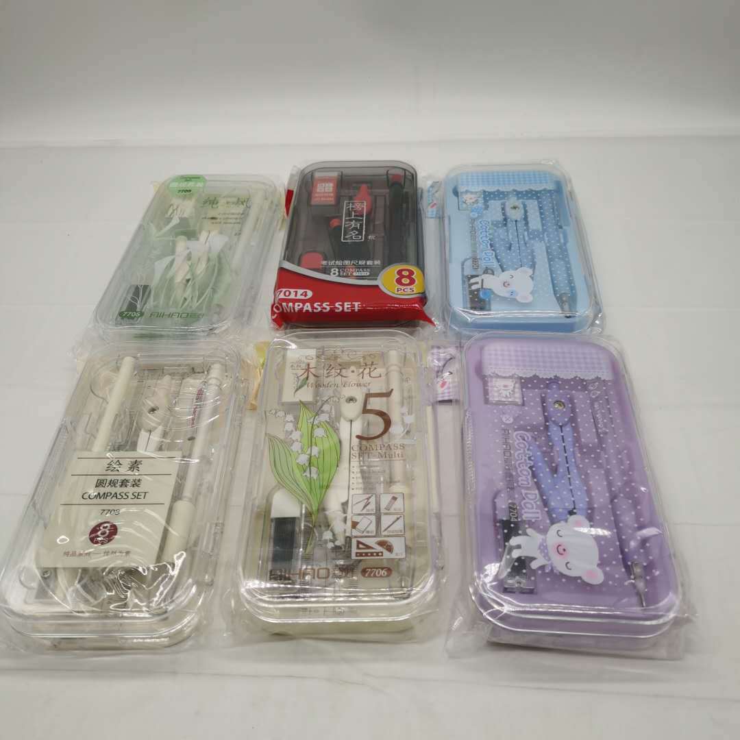 Hobby New 77014 List Famous Exam Series Compasses Automatic Pencil Lead Pen Compasses Student Drawing Suit