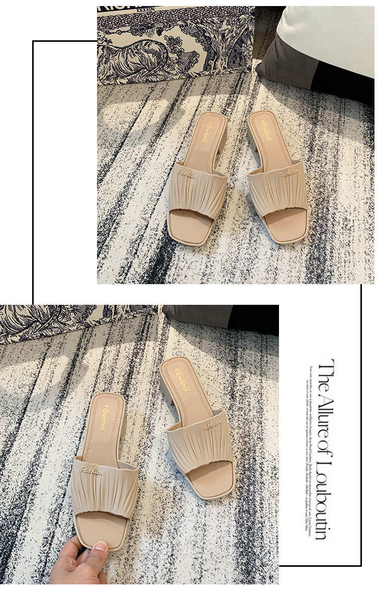 Spring New Casual One-Word Wedge Beach Slippers Fashion PVC Plastic Slipper Women's Outer Wear Wholesale Spring New Casual One-Word Wedge Beach Slippers Fashion PVC Plastic Slipper Women's Outer Wear Wholesale