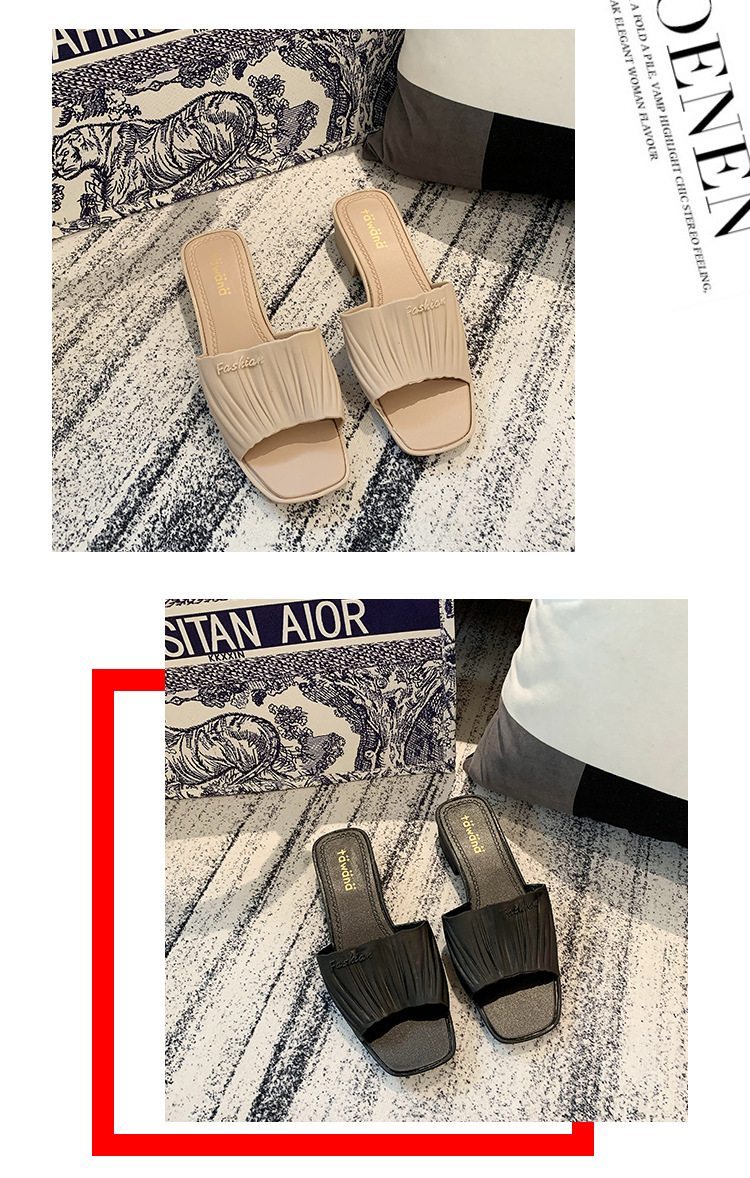 Spring New Casual One-Word Wedge Beach Slippers Fashion PVC Plastic Slipper Women's Outer Wear Wholesale Spring New Casual One-Word Wedge Beach Slippers Fashion PVC Plastic Slipper Women's Outer Wear Wholesale