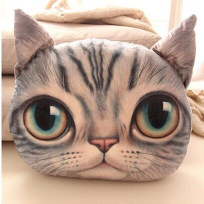 3D stereo cartoon meow star Kitty pillow lifelike simulation pillow washable catwork