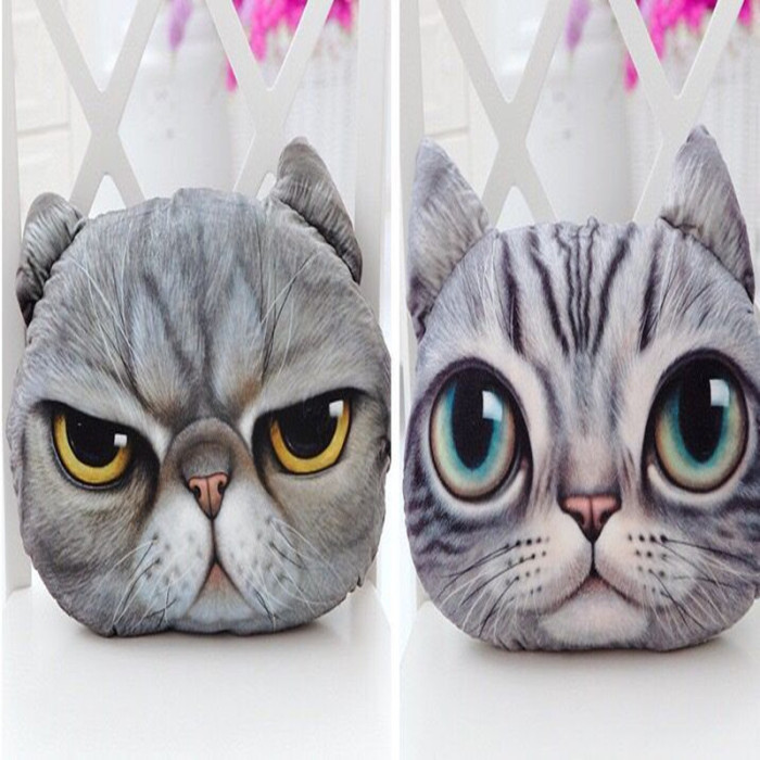 3D stereo cartoon meow star Kitty pillow lifelike simulation pillow washable catwork