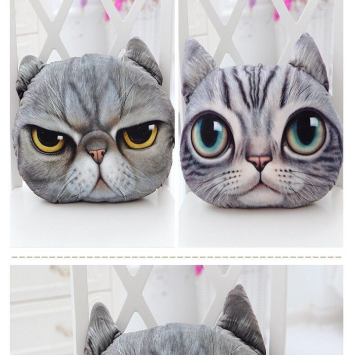 3D stereo cartoon meow star Kitty pillow lifelike simulation pillow washable catwork