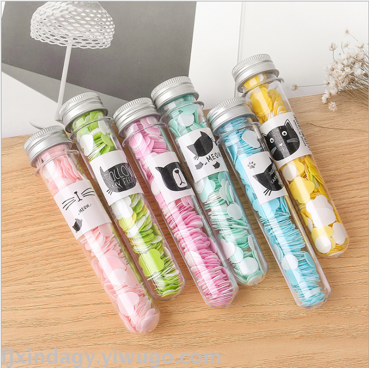 Outdoor hand washing portable travel disposable paper soap soap tube soap flower soap paper bottle flower soap