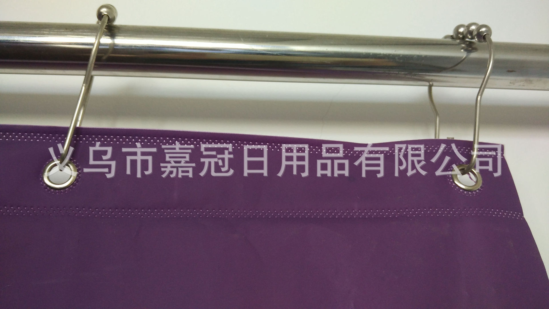 Pure color PEVA bath curtain small magnet thickened purple bathroom curtain environmental protection waterproof and mildew proof