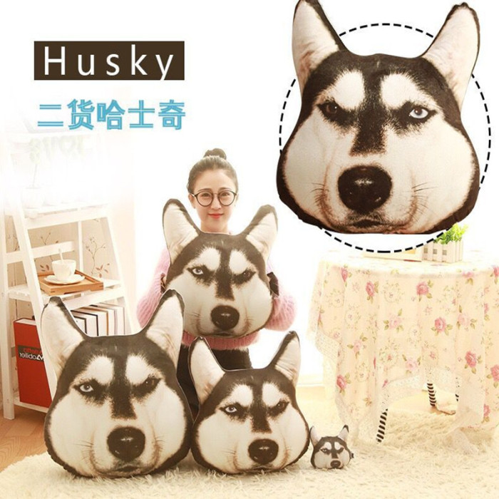 Creative pillow head cushion simulation Ha J Chi Bbu Va Va Satsuma washable plush toys