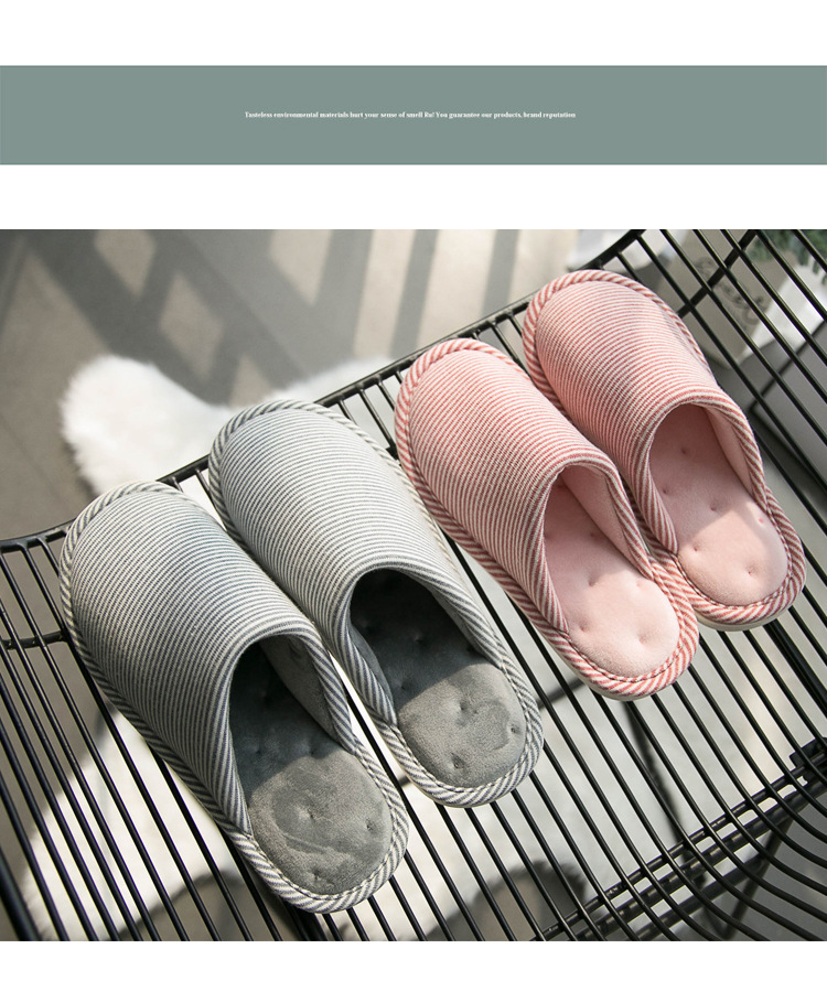 Wholesale Export Japanese Interior Home Wooden Floor Spring and Autumn Warm Slugged Bottom Waterproof Non-Slip Soft Soled Cotton Slipper Wholesale Export Japanese Interior Home Wooden Floor Spring and Autumn Warm Slugged Bottom Waterproof Non-Slip Soft Soled Cotton Slipper