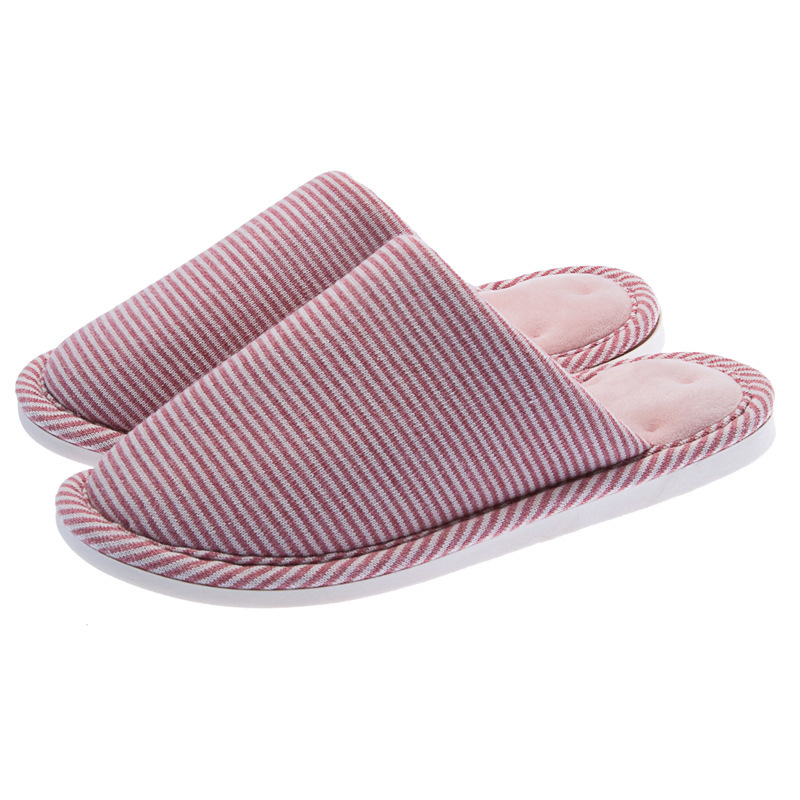 Wholesale Export Japanese Interior Home Wooden Floor Spring and Autumn Warm Slugged Bottom Waterproof Non-Slip Soft Soled Cotton Slipper