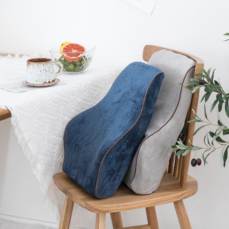 Foreign Trade Wholesale Lumbar Support Pillow Memory Foam Chair Lumbar Support Pillow Cushion Office Car Backrest Lumbar Support Pillow Pillow Lumbar Support
