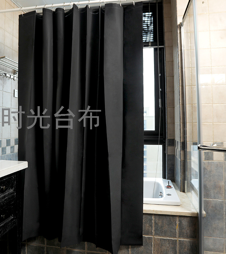 Simple Eva Shower Curtain Waterproof Thickened Mildew-Proof High-End Bathroom Partition Block Bath Curtain Dormitory Bath Curtain