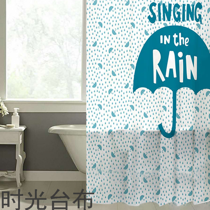 Simple Eva Shower Curtain Waterproof Thickened Mildew-Proof High-End Bathroom Partition Block Bath Curtain Dormitory Bath Curtain Simple Eva Shower Curtain Waterproof Thickened Mildew-Proof High-End Bathroom Partition Block Bath Curtain Dormitory Bath Curtain