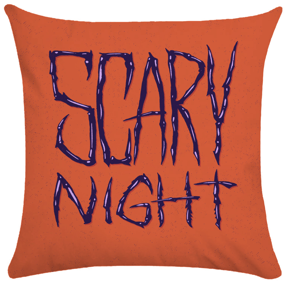 Halloween Pillow Cover Pumpkin Halloween Sofa Cushion Cover Plush Throw Pillowcase Pillow