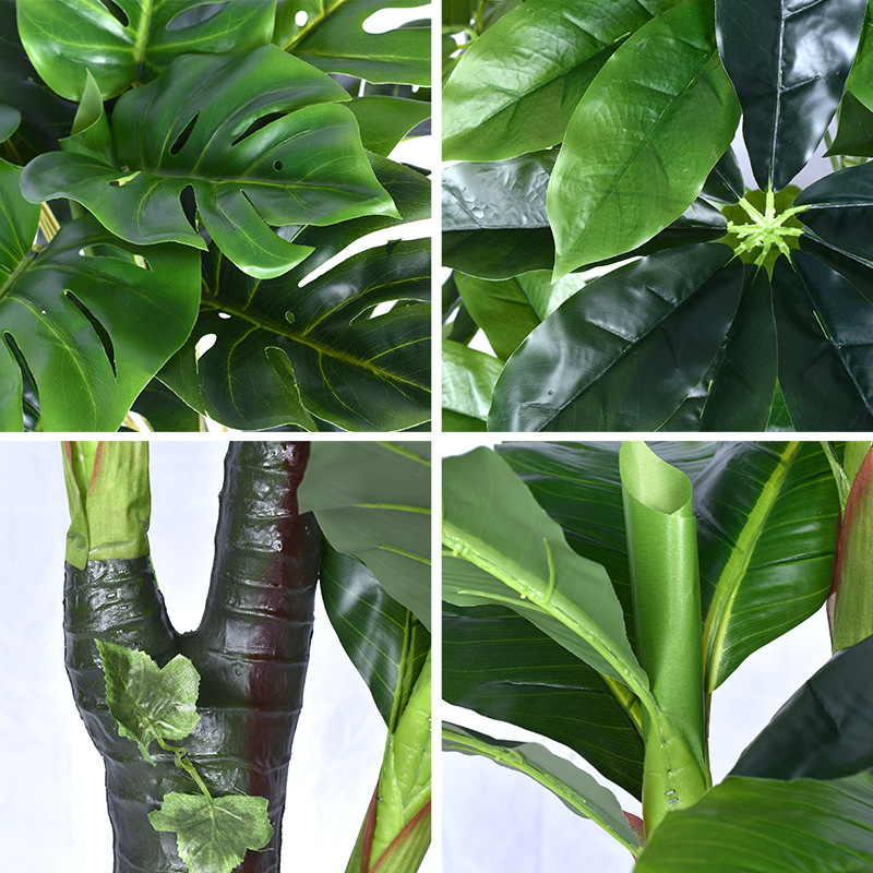 Simulation Ravenala Green Plant Floor Bonsai Indoor Large Artificial Fake Trees Home Decoration Plant Decoration Imitative Tree