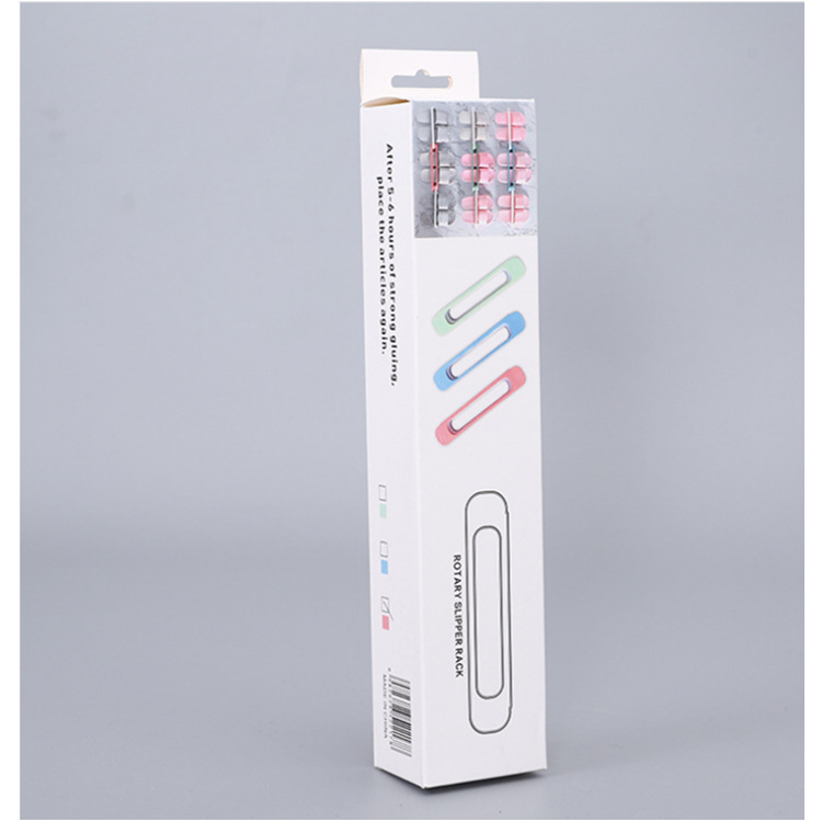 Toilet Punch-Free Three-in-One Folding Slipper Rack One Change Three Bathroom Slippers Storage Rack Punch-Free