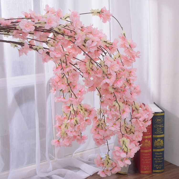 Artificial Cheery Branch Wedding Supplies Artificial/Fake Flower Arch Living Room Background Decoration Bouquet Artificial Cherry Tree