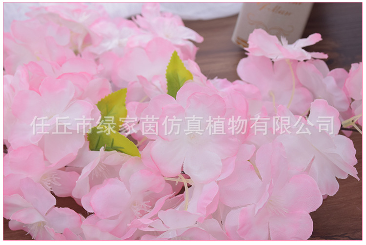 Artificial Cheery Branch Wedding Supplies Artificial/Fake Flower Arch Living Room Background Decoration Bouquet Artificial Cherry Tree