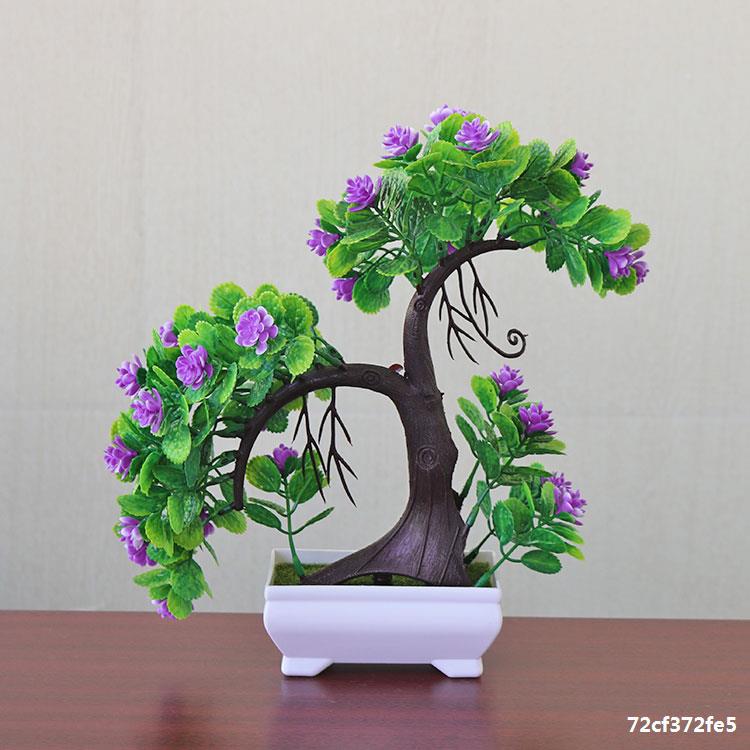 Artificial plant small potted plant small tree grass bulb bonsai home living room desktop decorations small decorations set