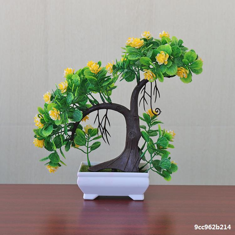 Artificial plant small potted plant small tree grass bulb bonsai home living room desktop decorations small decorations set