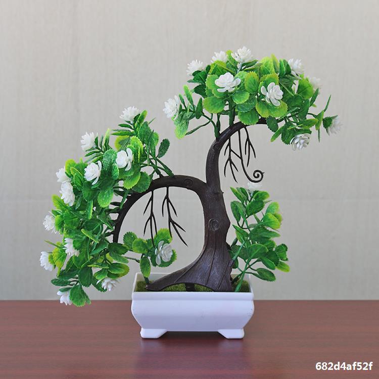 Artificial plant small potted plant small tree grass bulb bonsai home living room desktop decorations small decorations set