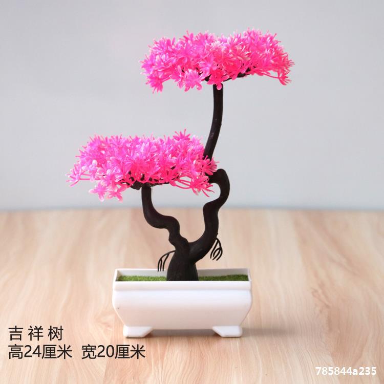 Artificial plant small potted plant small tree grass bulb bonsai home living room desktop decorations small decorations set