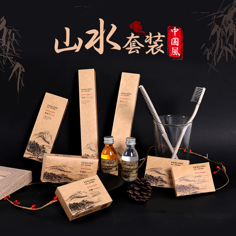 Star Hotel Disposable Toiletries Customizable Hotel B &amp; B Tooth-Cleaners Toothbrush Toothpaste Set Whole Box Wholesale