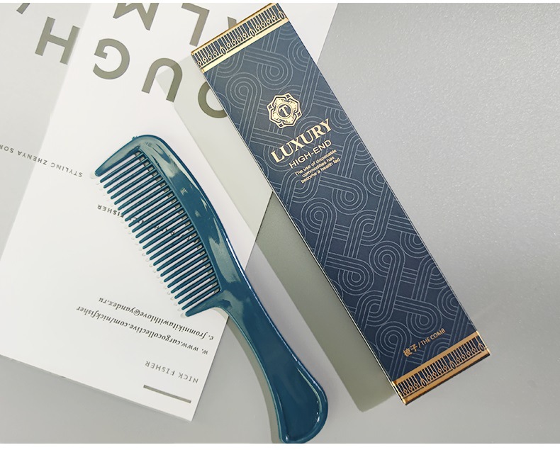 High-End Star Hotel Disposable Toothbrush Toothpaste Cassette Set High-End Wide Head Toothbrush Bronzing Blue