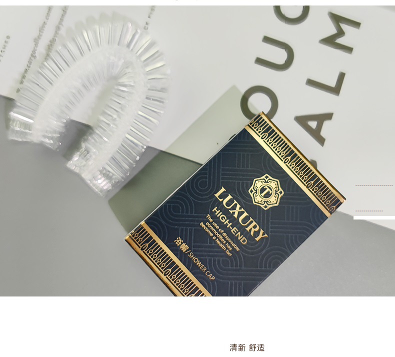 High-End Star Hotel Disposable Toothbrush Toothpaste Cassette Set High-End Wide Head Toothbrush Bronzing Blue