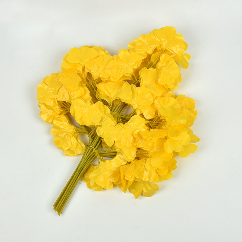 Artificial Banyan Leaves Ginkgo Leaf Maple Leaf Wholesale Imitate Leaves Fake Tree Leaves Plastic Wedding Ceremony Green Leaf Decoration