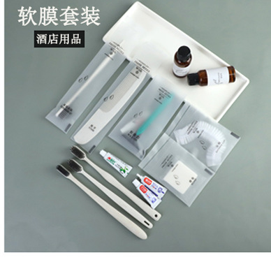 Hotel Hotel Disposable Toothbrush Toothpaste Toiletry Set B & B Inn Soft Hair Tooth-Cleaners Two-in-One