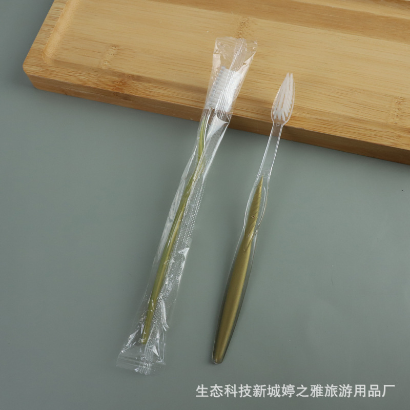 Hotel Hotel Disposable Toothbrush Toothpaste Toiletry Set B & B Inn Soft Hair Tooth-Cleaners Two-in-One