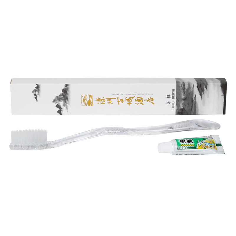 Hotel Room Disposable Toothbrush Toothpaste Hotel Tooth-Cleaners Inn Wash Daily Necessities Consumables Factory Direct Sales